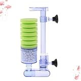 HAPINARY Wandmontierter Aquarium Fischtank Super Pneumatischer Biochemischer Wasserfilter Effektiver Biofilter Für üß Und Salzwasser Ideal Für Aquarien Und Teiche Inklusive