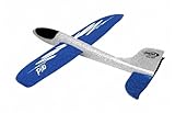 JAMARA 460306 - Pilo Schaumwurfgleiter EPP - 48cm Spannweite, Super leicht, Fast Unzerstörbar, Looping, Gleitflug, blau/weiß