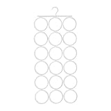IKEA Aufhänger Komplement Kleiderschrank-Bügel mit 18 Einlässen für Ordnen von Gürteln, Krawatten und Anderen Accessoires - Breite: 32 cm Höhe: 72 cm