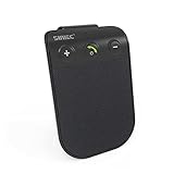 SUNITEC Freisprechanlage für Auto Bluetooth,Unterstützung Siri,Auto Power On,Musik,mit Sonnenblende,Drahtlos Freisprecheinrichtung für Auto,Freihändig für 2 Telefone Gleichzeitig - BC936