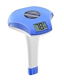 BALDR Pool Thermometer -Solarbetriebenes Schwimmthermometer, Nie wieder Batteriewechsel, IPX8 wasserdicht, mit Großem LCD-Display, Perfekt für Pool, Eisbad & Whirlpool