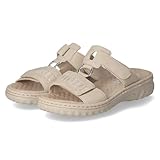 Rieker Damen Pantolette in beige - Gr. 39