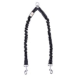 Snagle Paw Hundeleine für 2 Hunde,Elastisch Doppelleine Trainingsleine, Stoßdämpfer reflektierende Bungee Leine Walk 2 Hunde