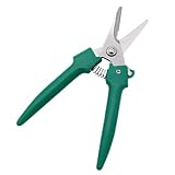 POPETPOP 1Stk Gartenschere gartenwerkzeug gardening tools pflanzenschere baumschnitt werkzeug astschneider Baumfällung Kräuterschere Schere aus Edelstahl Gartengerät Rostfreier Stahl Green