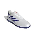 adidas Unisex COPA Pure II Club Football Boots Indoor Fußballschuhe, Cloud White/Lucid Blue/solar red, 38 2/3 EU