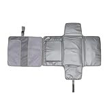 Tragbares Windeltuch, Outdoor-Windelmatte mit mehreren Taschen, wasserdicht, Wechselstation für Reisen, Babywindelmatte mit Handy zur Aufbewahrung für Eltern