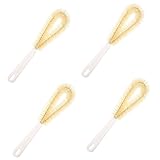 UPKOCH 4 Stück 90 Biege Reinigungs bürste Isolierbecher Gestell wiederverwendbar Kaffeebecher Schwamm Pinsel küche Kitchen Brush Flaschenreinigungsbürste Babyflaschenbürste Schweinehaar