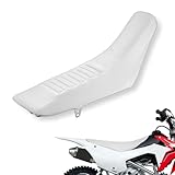 BIUGERCN Motorrad Sitzbankbezug Motorrad Greifer weicher Sitzbezug Universal für RR 300 RR 430 CRF 110 CRF 125 XR150 FE 350 TX 300 XR150l Pit Dirt Bike Enduro Weiß