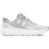 Under Armour Mädchen Ua GGS Surge 4 Laufschuhe, Halo Gray White Iridescent