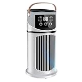 Tragbare Klimaanlage mit Ventilator – persönlicher Luftgebläse – Klimagerät Verdunstungsgerät leise für Büro Zimmer Auto Camping Schlafsaal Innen Außen