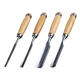 Holzschnitzmeißel-Set – Hochwertige Meißel, tragbares Holzbearbeitungs- und Schnitzset | langlebige Schnitzmeißel, ergonomische Griffe, robuste Handwerkzeuge für und Bastler
