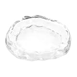 Ipetboom Hitzebeständiger Glas untersetzer Creative Cup Mat Transparentes Design für Zuhause Teehaus Restaurant Thermoisolierend Leicht zu Reinigen Dekorativer Tischschutz