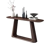 WANGHAI-666 Konsolentisch Konsolentisch aus Massivholz, Kleiner Eingangstisch for Enge Räume, Sofatisch, Konsolentische for Eingangsbereich, Wohnzimmer, Foyer, einfache Montage Eingangstisch(Groß)