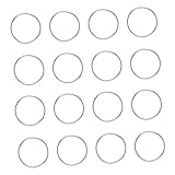 UTHCLO 100 Stück Teiliges Edelstahl Verbindungsringe für Kronleuchter Kristallanhänger Polierte Rostfreie Metallringe Langlebige Elastische Verbindung für Lampenzubehör und