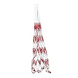 Milisten Basketball-Netztasche Fitness Tasche ballpaket Football net Bag Gym Bag einzelner Kugelträger Trainingsball-Aufbewahrungstasche Sportballträger Aufbewahrungsnetz für Fußball Nylon