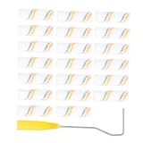 Sewroro Teiliges Mini Farbroller Kleine Lackierwalzen mit Griff Langlebige Malerrollen für Wandfarbe DIY Malerbedarf für Türen Fenster Leisten und Kleine Flächen Einfach zu Benutzen