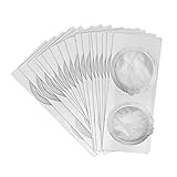 Nicfaky 100 Stücke 62 Mm Einweg Kaffee Kapsel Dichtungen Folien Creme Schaum Kaffee Filter Deckel Aufkleber für Vertuo