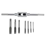 Qusedwey Gewindebohrer Werkzeugset Gewinde metrisch Maschinengewinde Gewindeverschluss Gewindebohrer Set