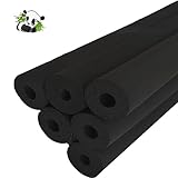 Kautschuk Rohrisolierung 32mm/43mm/50mm/63mm/76mm/90mm Schalldämmung Isolierschlauch Trampolin Schaumstoffschlauch Für Badezimmer/Griffgriffstütze/Wasserrohrleitungen ( Size : T20mm X ID50mm X L1.8M )