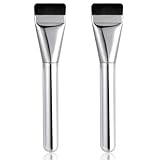 Landrain 2 Stück Ultra Thin Make Up Foundation Brush, Makeup Pinsel Flach
