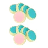 LOLPALONE 10 Stück Enthaarungspads Schmerzloser Haarentfernungsschwamm für Gesicht Bein Arm Körper, Wiederverwendbares Physisches Haarentfernungswerkzeug