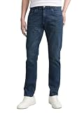 TOM TAILOR Herren 1042684 Josh Regular Slim Jeans, 10282 - Dark Stone Wash Denim, 31W / 32L EU