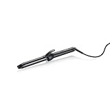 Severin Lockenstab, 25mm, Keramikbeschichtung, drei Temperaturstufen (160°C, 190°C, 210°C), feines bis kräftiges Haar, natürliche Wellen, Ionen-Technologie, schnelles Aufheizen, Mattschwarz, LS 0822