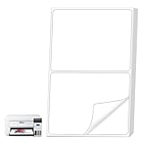 LANSKYALN 50 Blatt Universal Etiketten Selbstklebend a4 210 x 148 mm Adressetiketten 2 Stück pro Blatt Klebeetiketten Bedruckbar Versandetiketten Aufkleber für Laser Tintenstrahl Kopierergebrauch