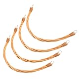 Toyvian 4 Stück Ersatzgriffe aus Handgeflochtenem Rattan Langlebige Tragegriffe für Picknickkörbe Einkaufskörbe und Strandtaschen Natürliche rutschfeste Korbgriffe für Outdoor und Garten