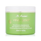 M. Asam Vino Gold straffende Körpercreme (500ml) Reichhaltige Anti-Aging Creme mit Koffein – wirkt effektiv gegen Anzeichen von Cellulite
