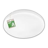 BRILONER - LED Deckenleuchte Effizienzklasse A, neutralweiße Lichtfarbe, 8W, 1700lm, 50.000h Licht, LED Lampe, Deckenlampe, Wohnzimmerlampe, Küchenlampe, Deckenbeleuchtung, Flurlampe, 29 cm, Weiß