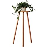 Blumenständer Pflanzenständer Blumenhocker Hocker Holz Pflanzenhocker Blumensäule Blumenregal Indoor Sitzhocker Rund Badezimmerhocker Pflanzenständer Holz(Original Wood Colour,75 * 30 * 39cm)