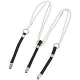 Schwarze Hosenträger für Damen 15, 8–25, 6 Zoll verstellbare Perlen-Hosenträger aus Kunststoff mit Y-förmiger Rückseite und Strasssteinen Perlen-Körperkette als Geschenk für Frauen und Mädchen