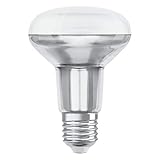 OSRAM LED-Reflektor | Basis: E27 | Warmweiß | 2700 K | 4,30 W | entspricht 60 W | STAR R80 [Energieklasse F]