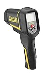 Stanley Fmht0-77422 Thermodetektor, Serie FATMAX, wasserdichter Detektor – LCD-Display mit Hintergrundbeleuchtung – Laserpointer, berührungslose Messung, 9 V Batterie