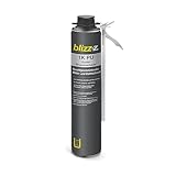 blizz-z 1K PU Kombi-Brunnenschaum 750 ml Dose | Pistolenschaum, Bauschaum wasserfest, fäkalienbeständig für Entwässerungsschächte, Abflusskanäle, Kellerwände, Betonelemente | Made in EU