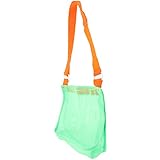 Alipis Mesh-Strandtaschen Atmungsaktive Muscheltaschen Strandtasche Faltbare Aufbewahrungstasche Mit Verstellbarem Riemen Für Die Aufbewahrung Von Schatzmuscheln