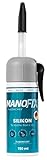 Manofix Fugenchef Silikon für Küche, Bad & Co. im Spender, 150ml (weiß)