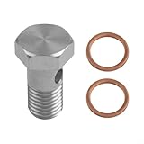 Für Opel Zafira für Astra für 2 0 für Turbo-Motorölschraube, kompatibel mit ZFor 20LEH ZFür 20LEH ZFür 20LET-Modelle, einschließlich für 2 Dichtungen, Kraftstoffversorgungsteil