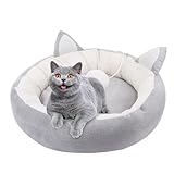 mivceklw Hundekissen, weiches Haustierbett – Kissen für Hunde im Katzenohren-Design, rutschfeste Matte für Hunde und Katzen, hautfreundlich, für Katzen