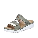 Rieker V1396 marine/pazifik Korrekter Titel: Rieker Damen V1396 Pantoletten Betroffene