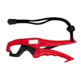 Giwnhvx Kunststoff-Clip, Fisch-Clip-Controller, Fischfänger, Fischheber, Angelausrüstung mit Slipseil, 25 cm, Rot