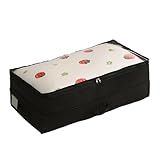 Vllold Unterbettbox – Aufbewahrungsbehälter unter dem Bett, 600D Oxford-Stoff, faltbarer Organizer für Wohnung, Schrank, Zuhause, Reisen, Umzug, Schlafzimmer, Wohnheim