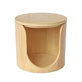 Wattepads-Behälter – Aufbewahrung von Make-up-Zubehör, Wattepad-Spender, rutschfeste Basiskomponente, strukturierte Konstruktion, hygienische Artikelfunktion, Beauty-Organizer für Damen