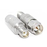 UU TOJOIN 2PCS RF Koaxial-Dämpfungsgerät, 8GHz 6dB 2W 50Ohm SMA Stecker auf SMA Buchse Fester Dämpfungsregler