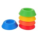 NOLITOY 5 Stück Kunststoff Kugelhalter Rund für Basketball Fußball Volleyball Stabile Vielseitige Ballschale zur Präsentation und Aufbewahrung im Sportbereich für Schule Gym und Laden