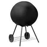 QWORK® Grillabdeckung Wasserdicht, 210D Oxford BBQ Abdeckung, Kompatibel mit George Foreman 22460, Weber 1121004 Grill