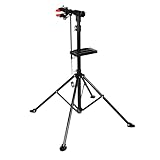 DSYOGX Höhenverstellbar Fahrrad Montageständer, 108 -190cm Verstellbar Abnehmbares und Faltbares Reparaturständer für Reparieren, Auszustellen, Einzustellen und Warten