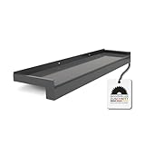 HausFux jetLINE Aluminium Fensterbank außen - nach Maß inkl. Putzabschluss, Klinkerabschluss oder Alu-Gleitabschluss - individueller Zuschnitt - bis 3 m (Anthrazit, T x L | 5 x 100 cm)