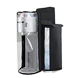 Derwrtup Sprudelautomat Staubschutzhaube | Sprudelgerät Abdeckbeutel Mit Aufbewahrungstaschen,Waschbare Aufbewahrungshülle Als Küchenhelfer Für Getränkepads Und Aromadrops